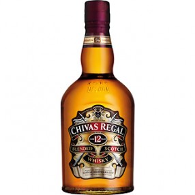 Whisky Escoces 12 años CHIVAS REGAL botella 70 cl
